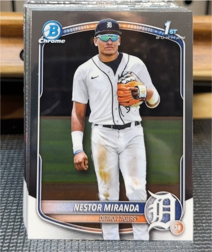 2025 Bowman Chrome #BCP-217 Nestor Miranda — front