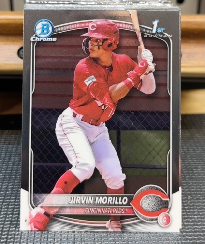 2025 Bowman Chrome #BCP-160 Jirvin Morillo — front