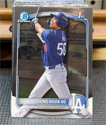 2025 Bowman Chrome #BCP-224 Ching-Hsien Ko — front