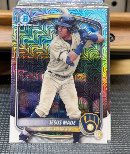 2025 Bowman Chrome #BCP-245 Jesus Made — front