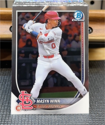 2025 Bowman Chrome #64 Masyn Winn — front