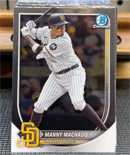 2025 Bowman Chrome #6 Manny Machado — front