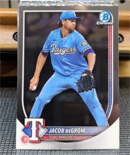 2025 Bowman Chrome #47 Jacob deGrom — front
