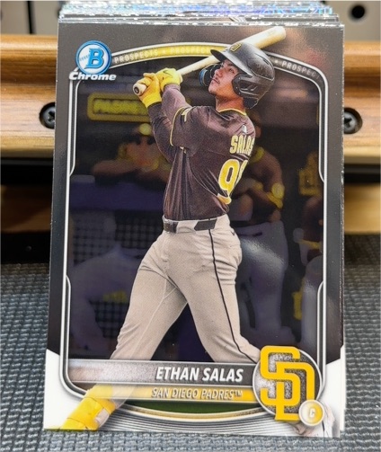 2025 Bowman Chrome #BCP-169 Ethan Salas — front