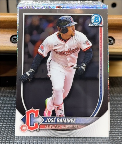 2025 Bowman Chrome #21 José Ramírez — front