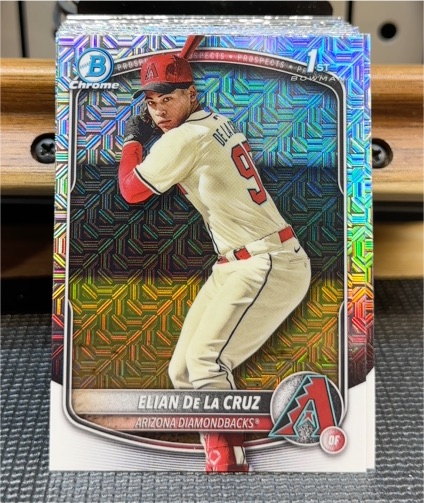2025 Bowman Chrome #BCP-249 Elian De La Cruz — front