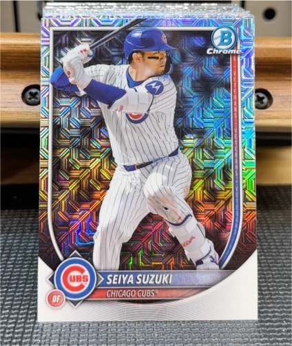 2025 Bowman Chrome #60 Seiya Suzuki — front