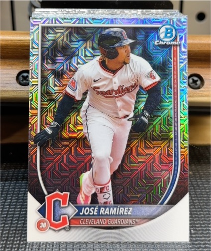 2025 Bowman Chrome #21 Jose Ramirez — front