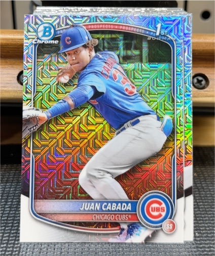 2025 Bowman Chrome Mega #BCP-207 Juan Cabada — front