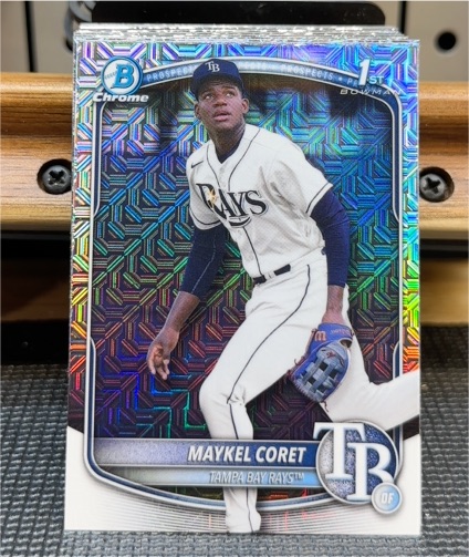 2025 Bowman Chrome Prospects #BCP-240 Maykel Coret — front