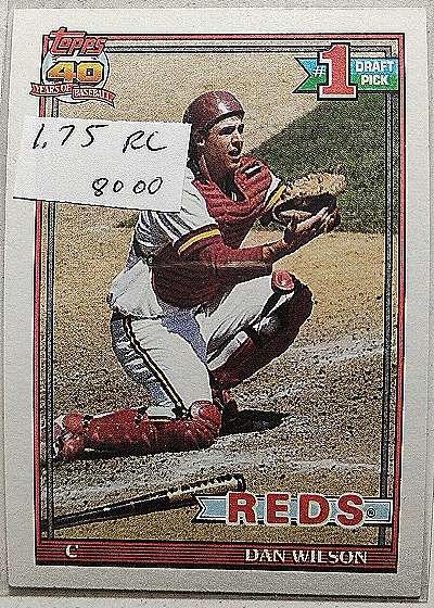 1991 Topps #767 Dan Wilson — front