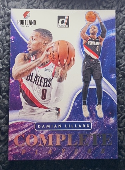 2021-22 Panini Donruss #14 Damian Lillard Complete Players — front