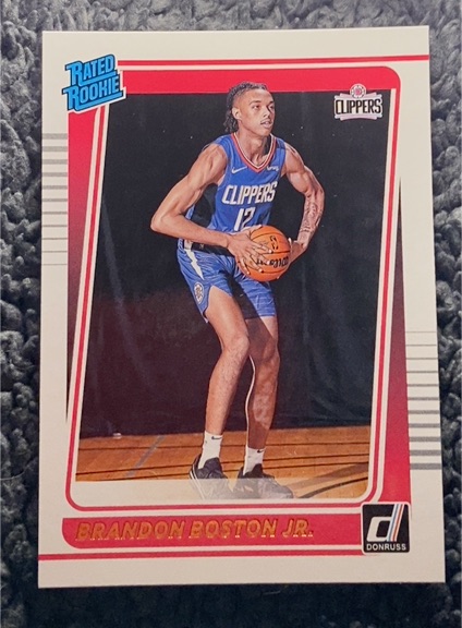2021-22 Donruss #239 Brandon Boston Jr. — front
