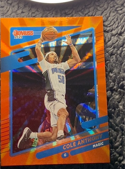 2021-22 Donruss #160 Cole Anthony — front