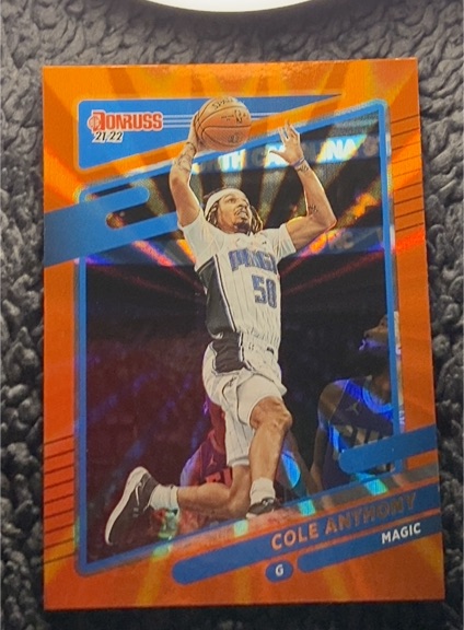 2021-22 Donruss #160 Cole Anthony — front