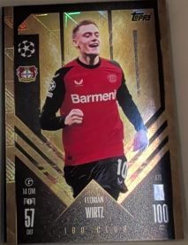 2024-25 Topps Match Attax #473 Florian Wirtz 100 Club — front