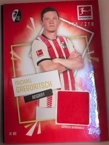 2022 Topps Bundesliga #7 Michael Gregoritsch — front