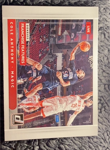 2021-22 Donruss Franchise Features #21 Cole Anthony — front