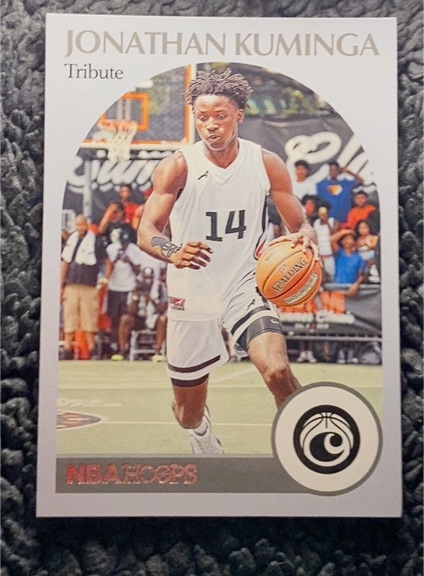 2021-22 Panini Chronicles Hoops Draft Picks #55 Jonathan Kuminga — front