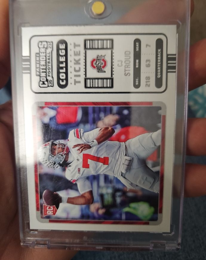 2023 Panini Chronicles Draft Picks Contenders College Ticket #3 C.J. Stroud — front