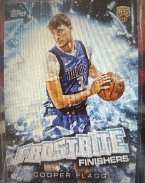 2025-26 Topps Holiday Frostbite Finishers Cooper Flagg — front