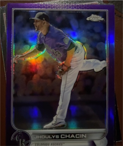 2022 Topps Chrome Update Refractor #USC96 Jhoulys Chacin — front