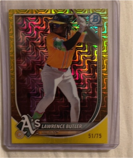 2025 Bowman Chrome #65 Lawrence Butler — front