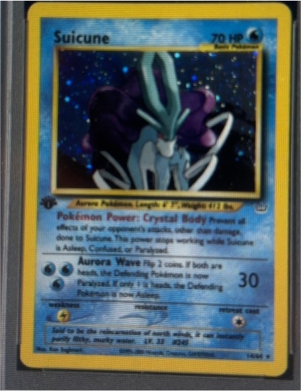 2000 Neo Revelation #14 Suicune — front