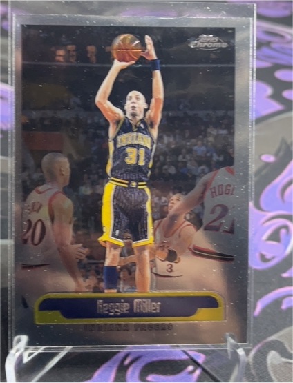 1999-00 Topps Chrome #160 Reggie Miller — front