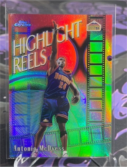 1999-00 Topps Chrome Highlight Reels #HR1 Antonio McDyess — front