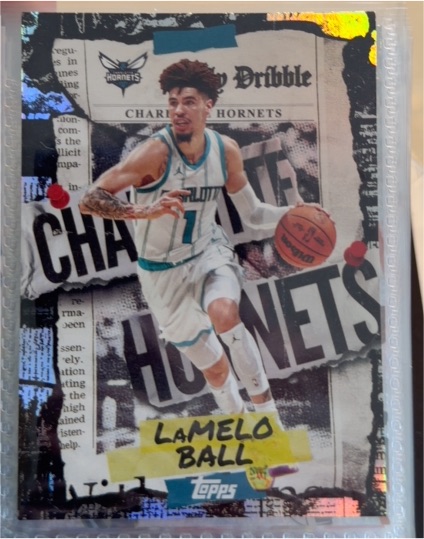 2025-26 Topps Daily Dribble #DD-25 LaMelo Ball — front