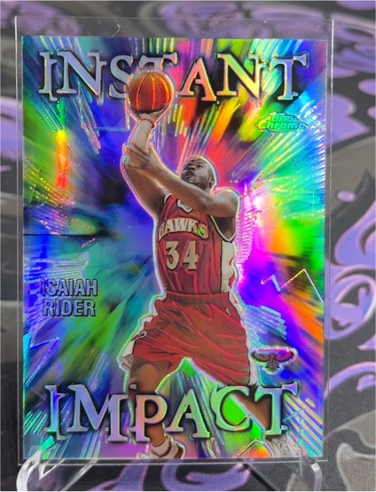 1999-00 Topps Chrome Instant Impact #II3 Isaiah Rider — front