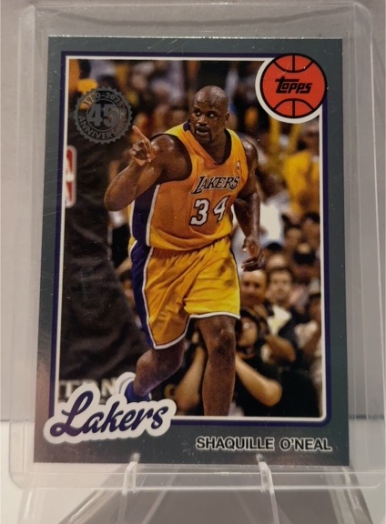 2025-26 Topps NBA Basketball #80BK-4 Shaquille O'Neal — front