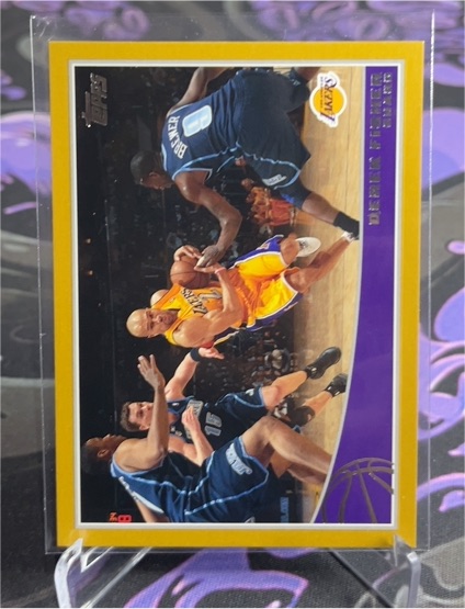2009-10 Topps Gold #126 Derek Fisher — front