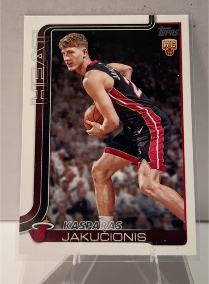 2025-26 Topps #220 Kasparas Jakučionis — front