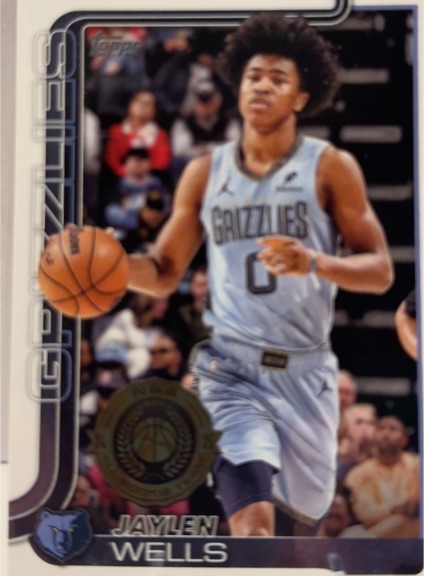2025-26 Topps #183 Jaylen Wells — front