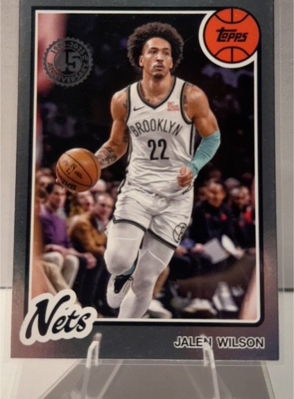 2025-26 Topps 45th Anniversary #80BK-9 Jalen Wilson — front