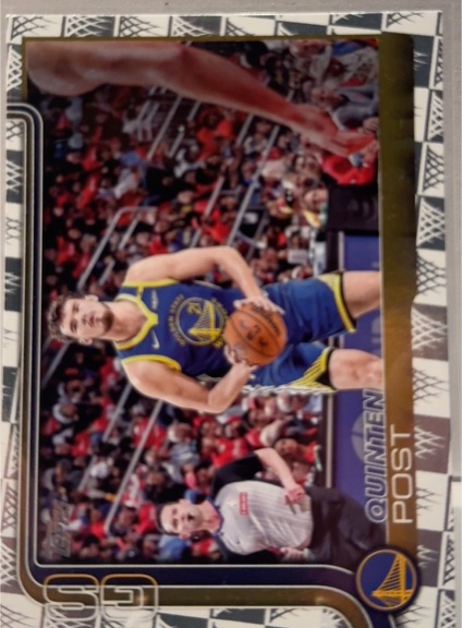 2025-26 Topps #139 Quinten Post — front