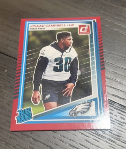2025 Panini Donruss #343 Jihaad Campbell — front