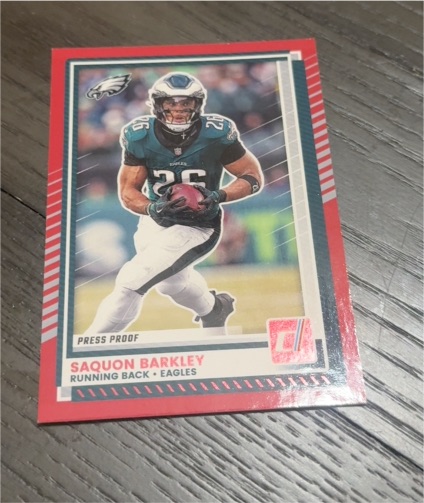 2025 Panini Donruss #20 Saquon Barkley — front