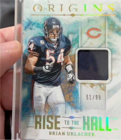 2024 Panini Origins #RTH-BUR Brian Urlacher Rise to the Hall — front