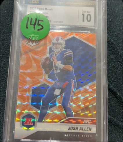 2021 Panini Mosaic #145 Josh Allen — front