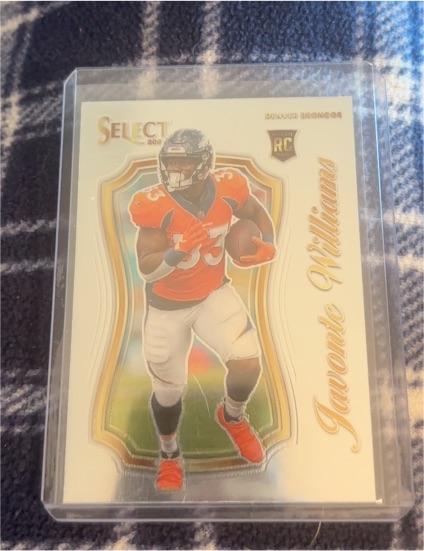 2021 Panini Select #SCR-24 Javonte Williams — front
