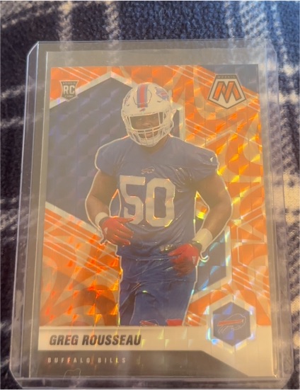 2021 Panini Mosaic #353 Greg Rousseau — front