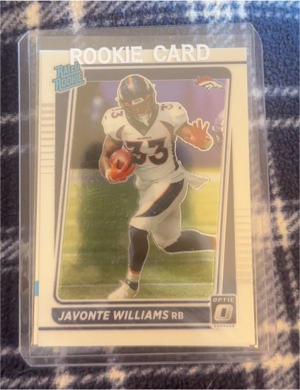 2021 Panini Donruss Optic #215 Javonte Williams — front