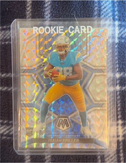 2022 Panini Mosaic #310 Isaiah Spiller — front
