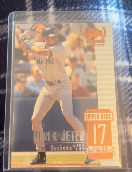 1999 Upper Deck Century Legends #17 Derek Jeter — front