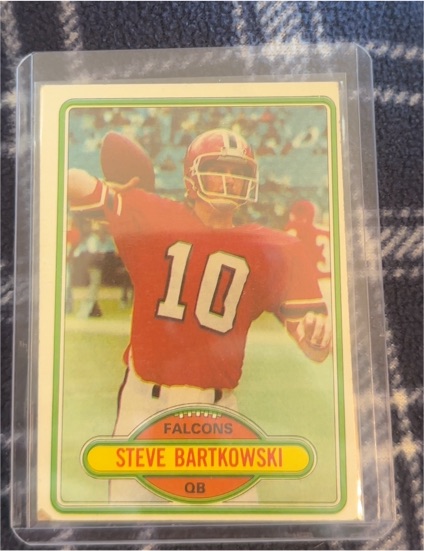 1980 Topps #289 Steve Bartkowski — front