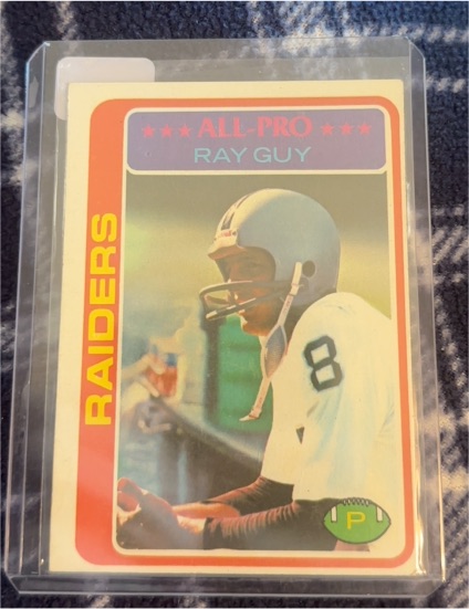 1978 Topps #260 Ray Guy — front