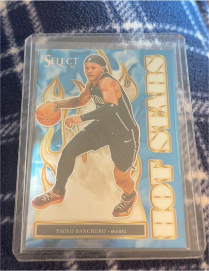 2024-25 Panini Select #9 Paolo Banchero Hot Stars Orlando Magic — front
